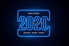 2020创意数字图片矢量